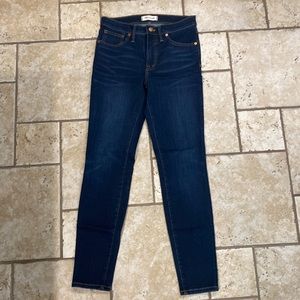 NWOT- Never worn- Madewell High Rise Skinny jeans- Size 27